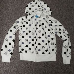 Happy Bunny polka dot hoodie